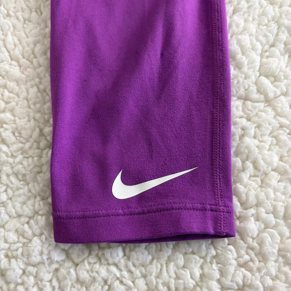 Nike Pro‎ Girls Leggings Size Medium Purple 22